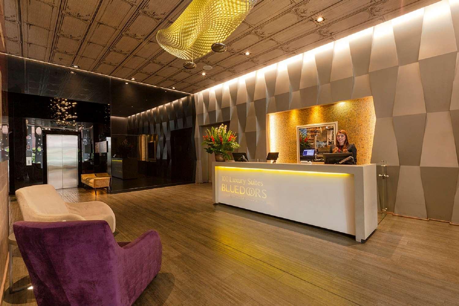 Hotel 100 Luxury Suites By Preferred Bogota Ngoại thất bức ảnh The lobby of the hotel